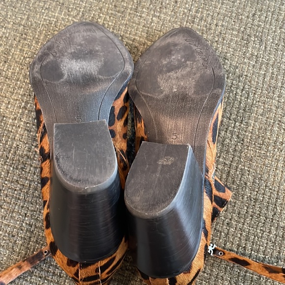 Sam Edelman leopard print booties (sz 5) - Picture 6 of 14